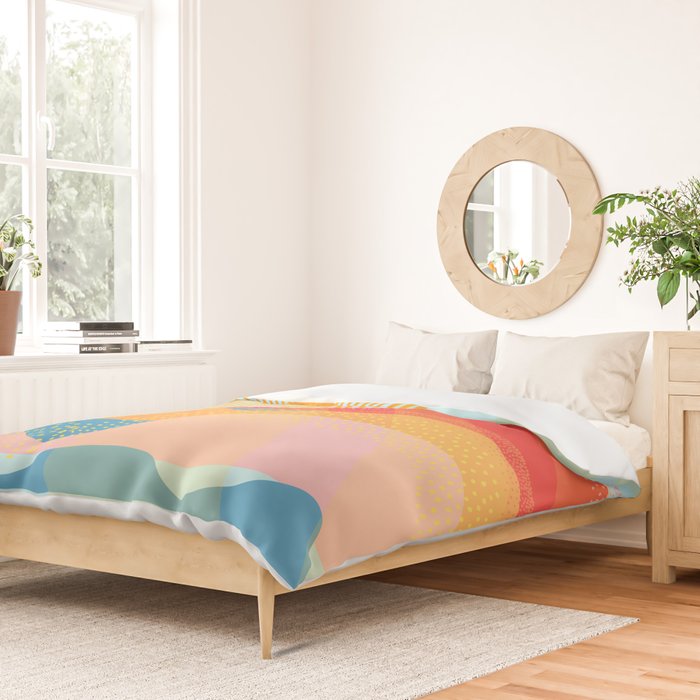 Sunset On Hills and Sea  Duvet Cover Gallery Image 2