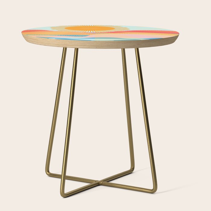 Sunset On Hills and Sea  Side Table Gallery Image 1