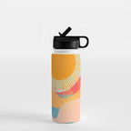 Sunset On Hills and Sea  Water Bottle Gallery Image 1