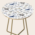 SHARKS poster-white Side Table Gallery Image 2