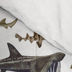 SHARKS poster-white Comforter Gallery Image 4