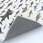 SHARKS poster-white Rug Gallery Image 4