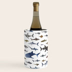 SHARKS poster-white Wine Chiller Gallery Image 1