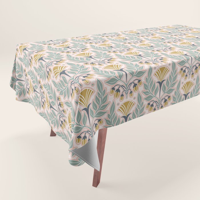 La Floraison - Blush Pink Tablecloth Gallery Image 1