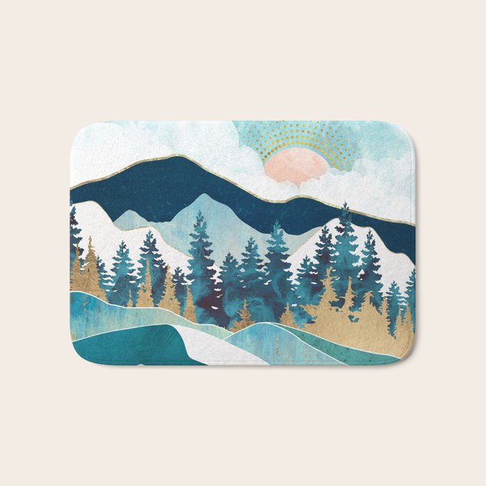 Summer Forest Bath Mat Gallery Image 1