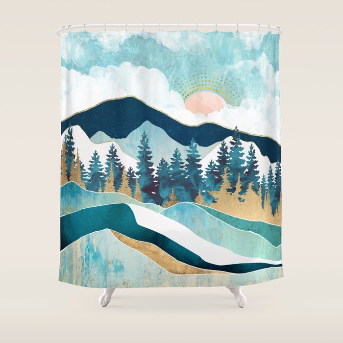 Summer Forest Shower Curtain Gallery Image 1