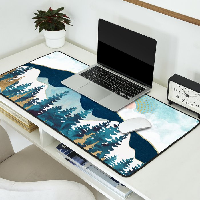 Summer Forest Desk Mat Gallery Image 2