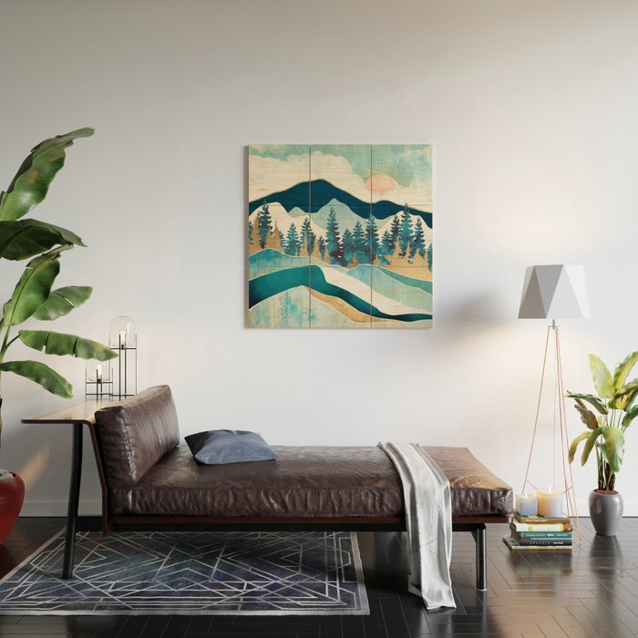 Summer Forest Wood Wall Art Gallery Image 2