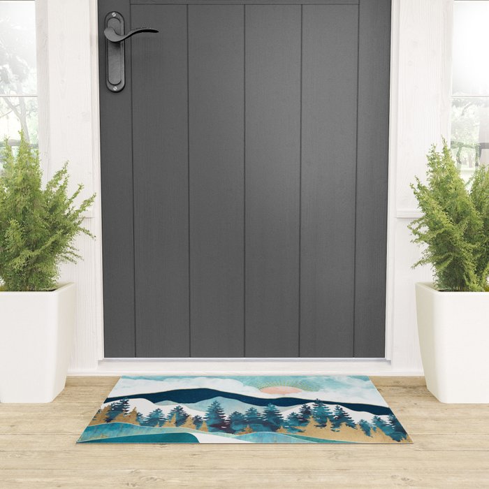 Summer Forest Welcome Mat Gallery Image 3