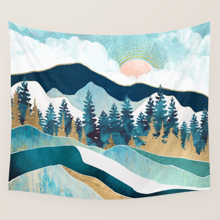 Summer Forest Wall Tapestry Gallery Image 4