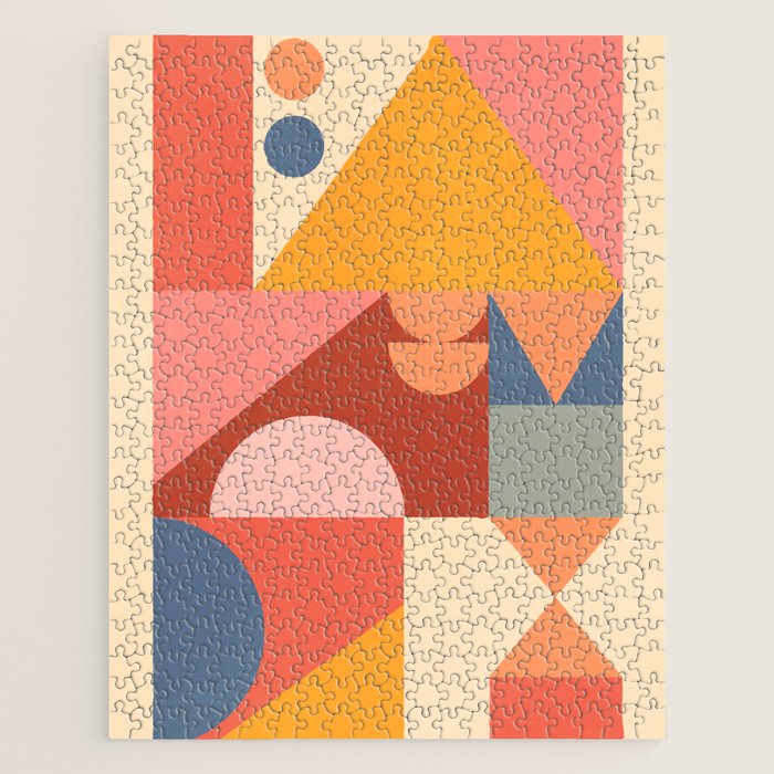 Abstract Geometric Shapes 32 Jigsaw Puzzle Gallery Image 1