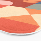 Abstract Geometric Shapes 32 Bath Mat Gallery Image 3