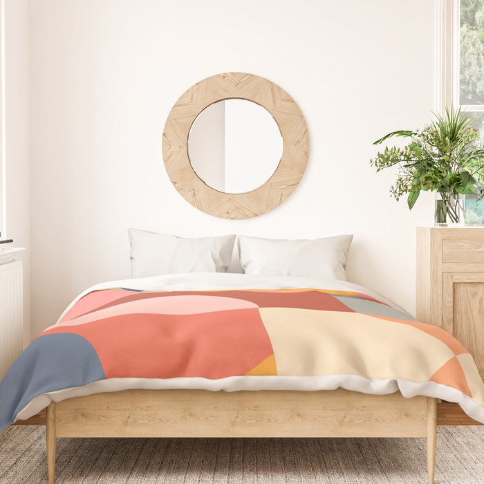 Abstract Geometric Shapes 32 Duvet Cover Gallery Image 3