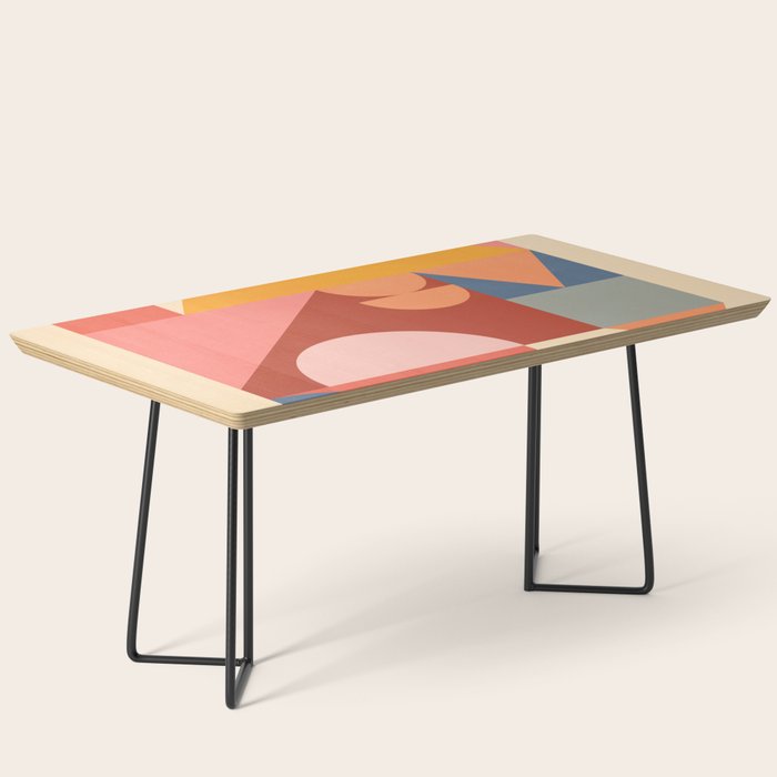 Abstract Geometric Shapes 32 Coffee Table Gallery Image 1