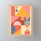 Abstract Geometric Shapes 32 Mini Art Print Gallery Image 1