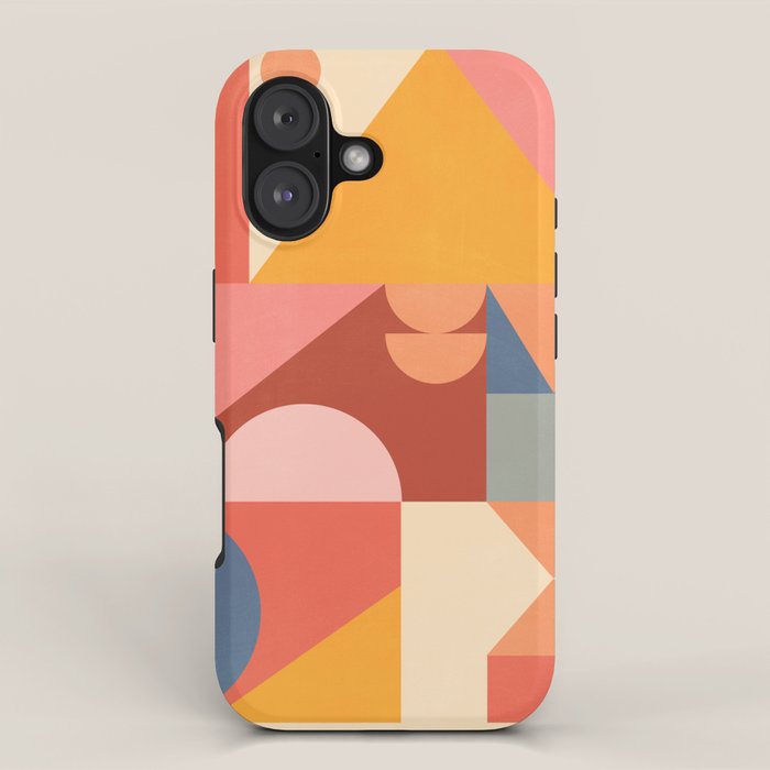 Abstract Geometric Shapes 32 iPhone Case Gallery Image 1