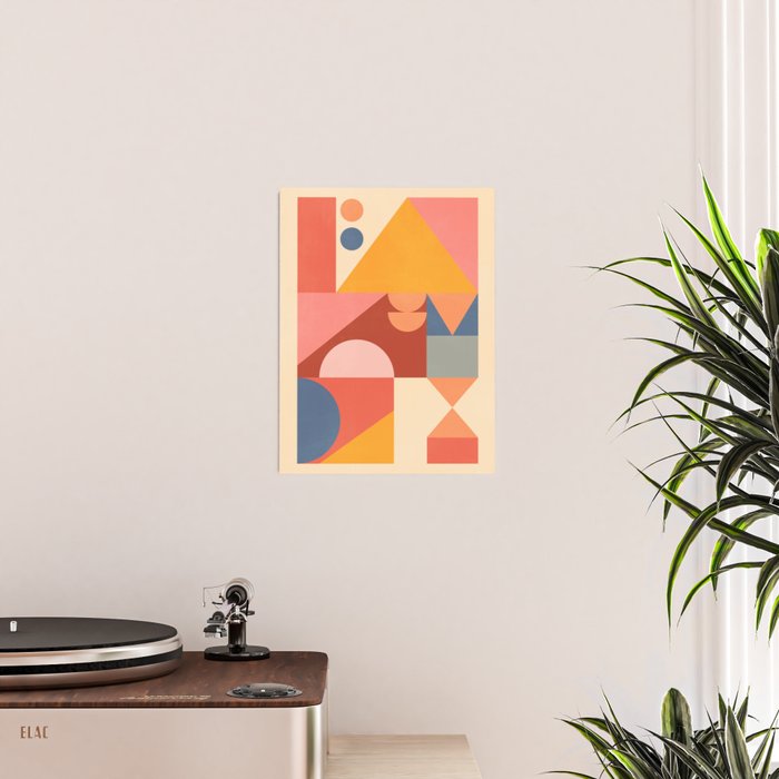 Abstract Geometric Shapes 32 Poster Gallery Image 2