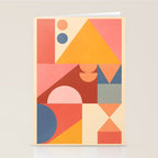 Abstract Geometric Shapes 32 Stationery Card Gallery Image 2