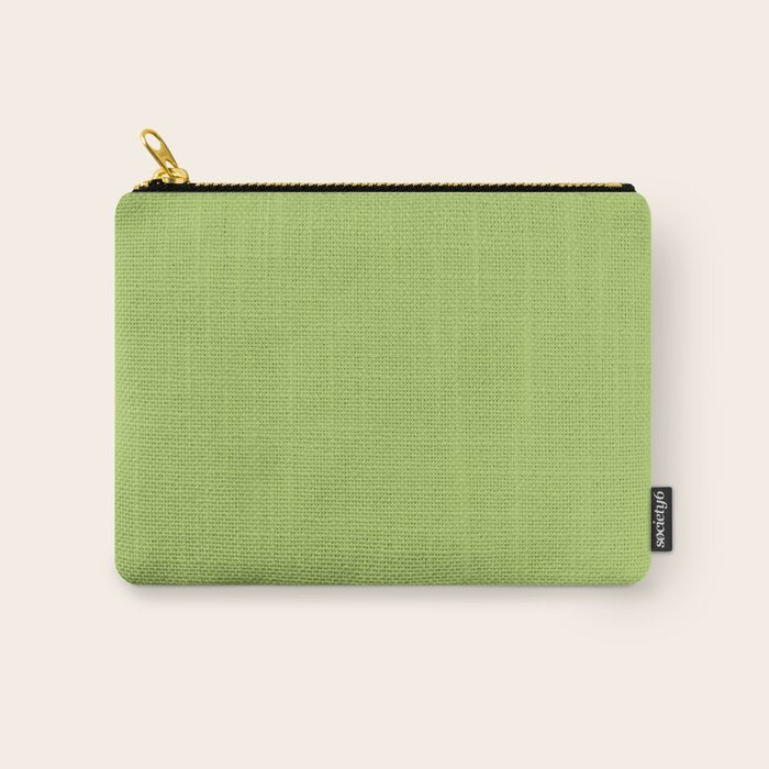 Happy Light Lime Green Solid Carry All Pouch Gallery Image 1