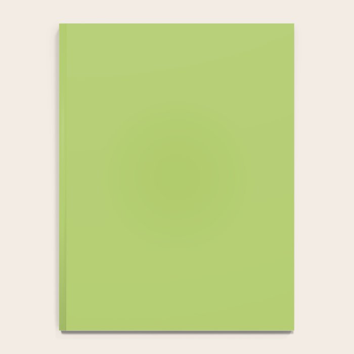 Happy Light Lime Green Solid Notebook Gallery Image 4