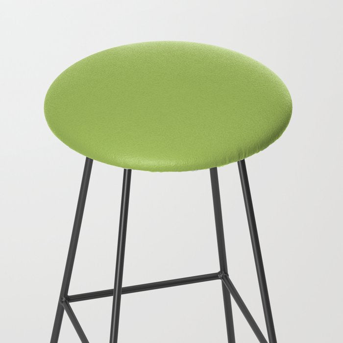 Happy Light Lime Green Solid Stool Gallery Image 2