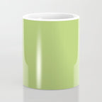 Happy Light Lime Green Solid Coffee Mug Gallery Image 4