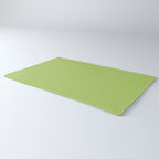 Happy Light Lime Green Solid Rug Gallery Image 3