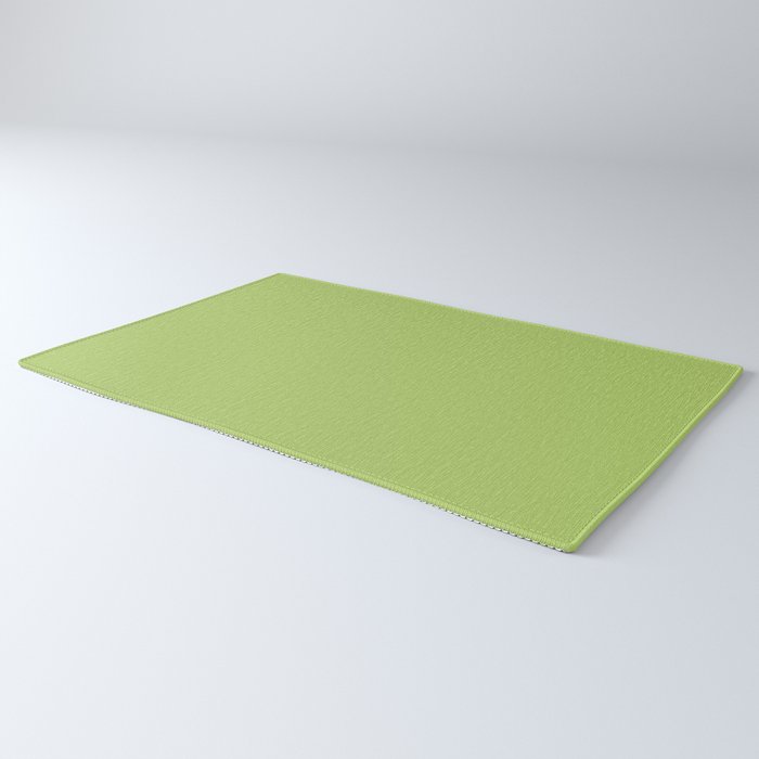 Happy Light Lime Green Solid Rug Gallery Image 3