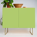 Happy Light Lime Green Solid Credenza Gallery Image 1