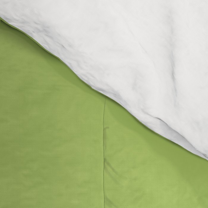 Happy Light Lime Green Solid Comforter Gallery Image 4