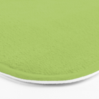 Happy Light Lime Green Solid Bath Mat Gallery Image 3