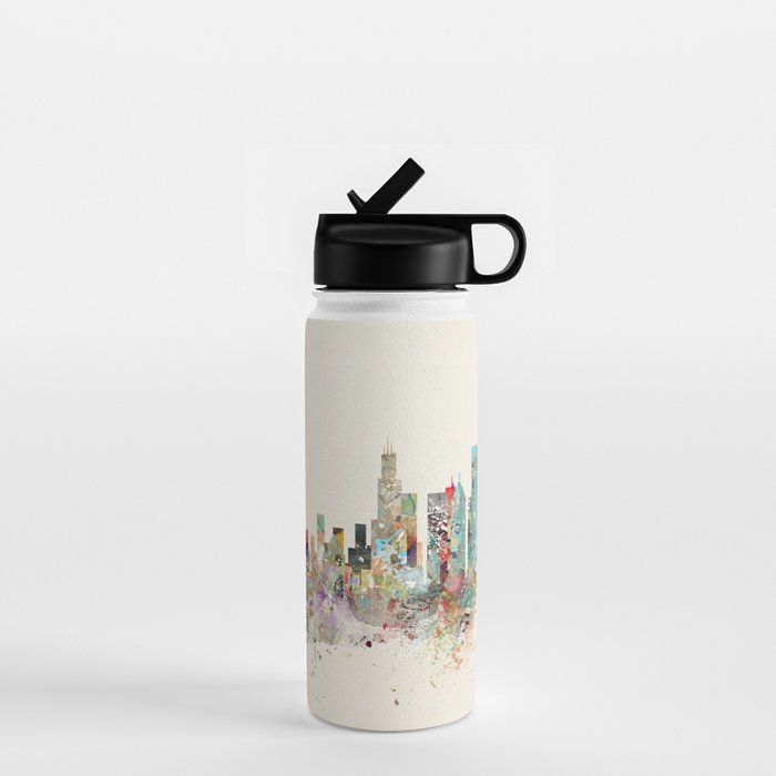 chicago skyline Water Bottle Gallery Image 1