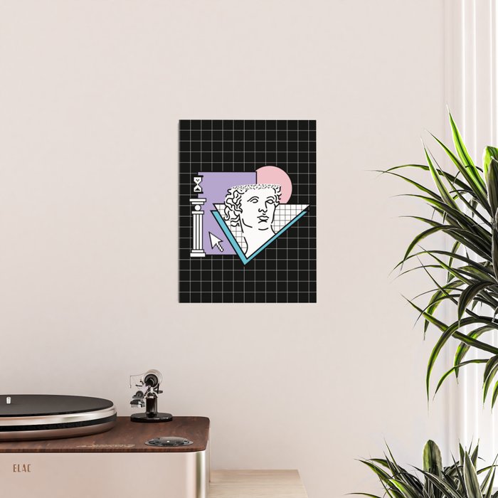 Apollo Vaporwave / greek god Poster Gallery Image 2