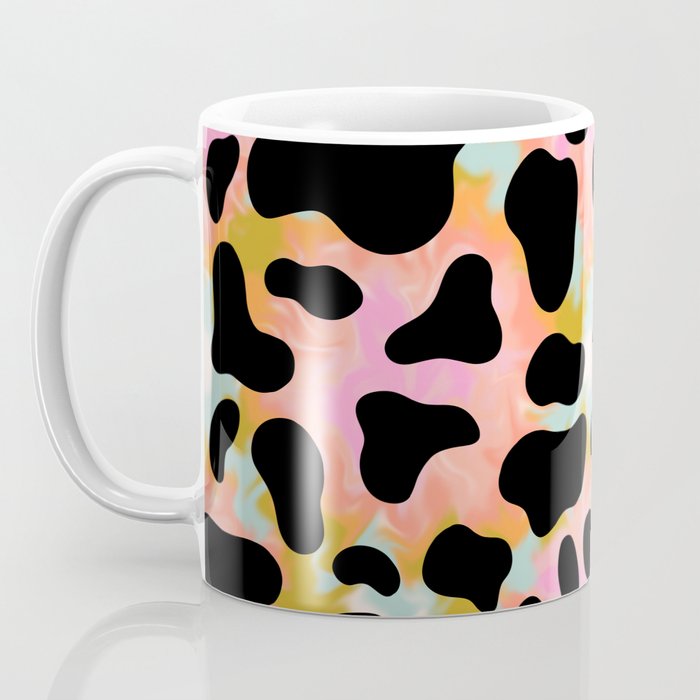 Rainbow Cow Print Coffee Mug Gallery Image 3