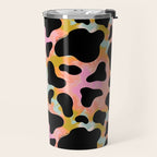 Rainbow Cow Print Travel Mug Gallery Image 2