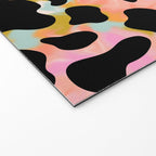 Rainbow Cow Print Welcome Mat Gallery Image 2