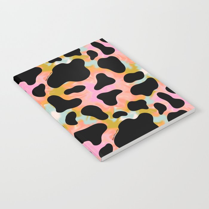 Rainbow Cow Print Notebook Gallery Image 2