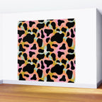 Rainbow Cow Print Wall Mural Gallery Image 2