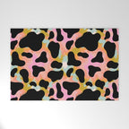 Rainbow Cow Print Welcome Mat Gallery Image 1