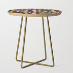 Rainbow Cow Print Side Table Gallery Image 1