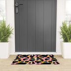 Rainbow Cow Print Welcome Mat Gallery Image 3