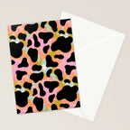 Rainbow Cow Print Stationery Card Gallery Image 2