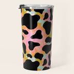 Rainbow Cow Print Travel Mug Gallery Image 3