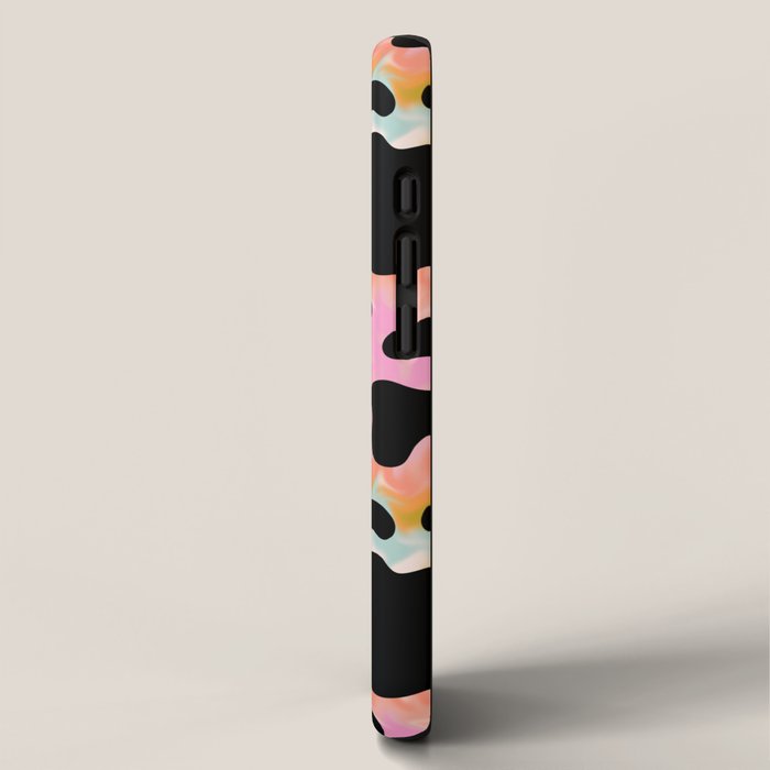 Rainbow Cow Print iPhone Case Gallery Image 2