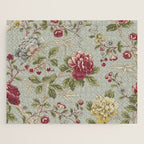 William Morris Tangley Duck Egg Blue Floral Jigsaw Puzzle Gallery Image 1