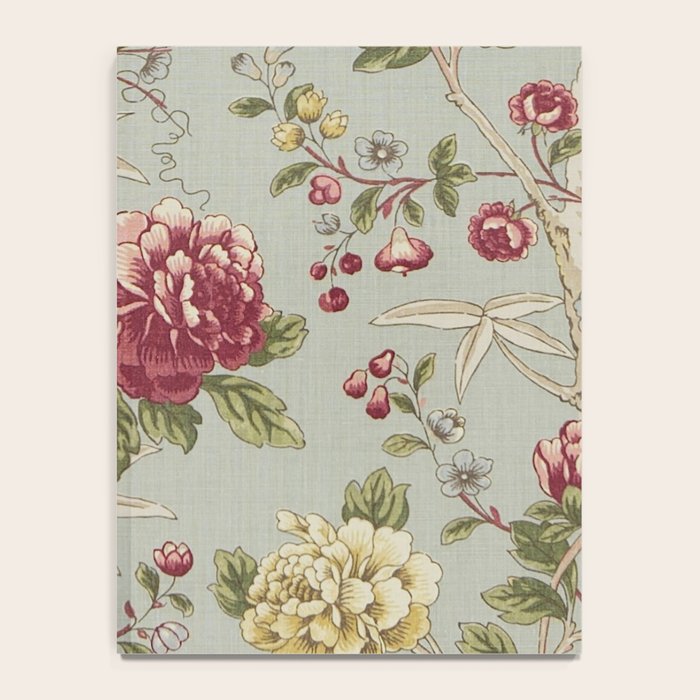 William Morris Tangley Duck Egg Blue Floral Notebook Gallery Image 4