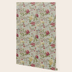 William Morris Tangley Duck Egg Blue Floral Wallpaper Gallery Image 2