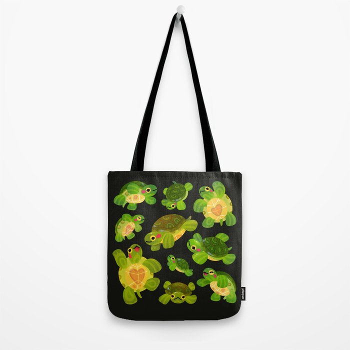 Red-eared slider (dark) Tote Bag Gallery Image 2