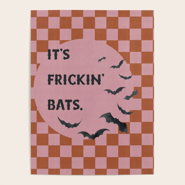 Bats Halloween Print Poster Gallery Image 4
