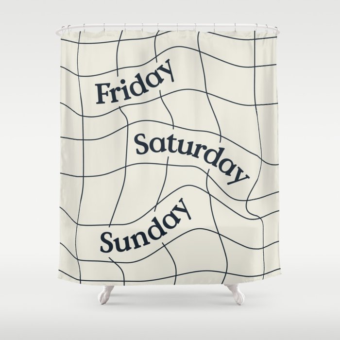 The Weekend Shower Curtain Gallery Image 1